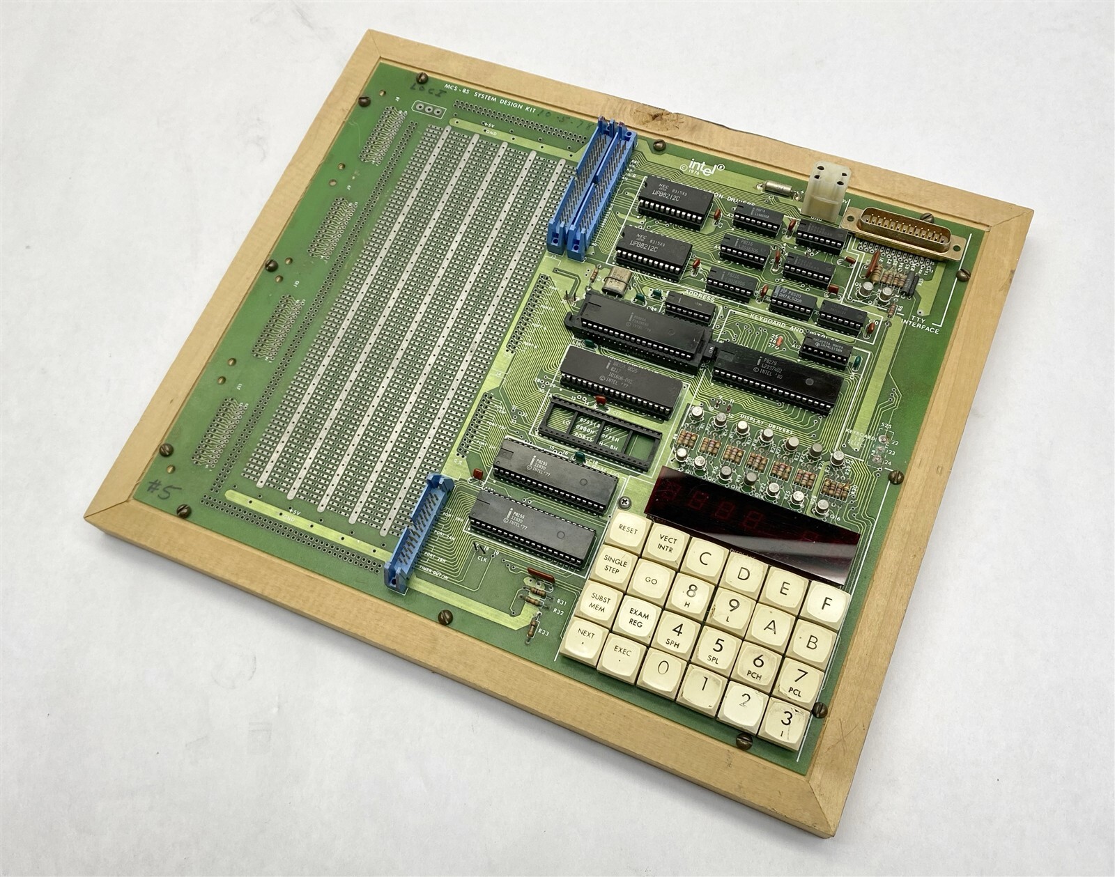 Intel MCS-85 SDK-85 System Design Kit w/ P8085A D8355 P8155 P8279 + more Vintage