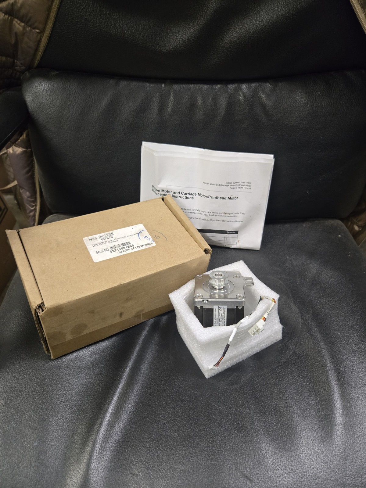407873 NEW PRINTHEAD MOTOR WITH SENSOR 53 MM For Videojet  