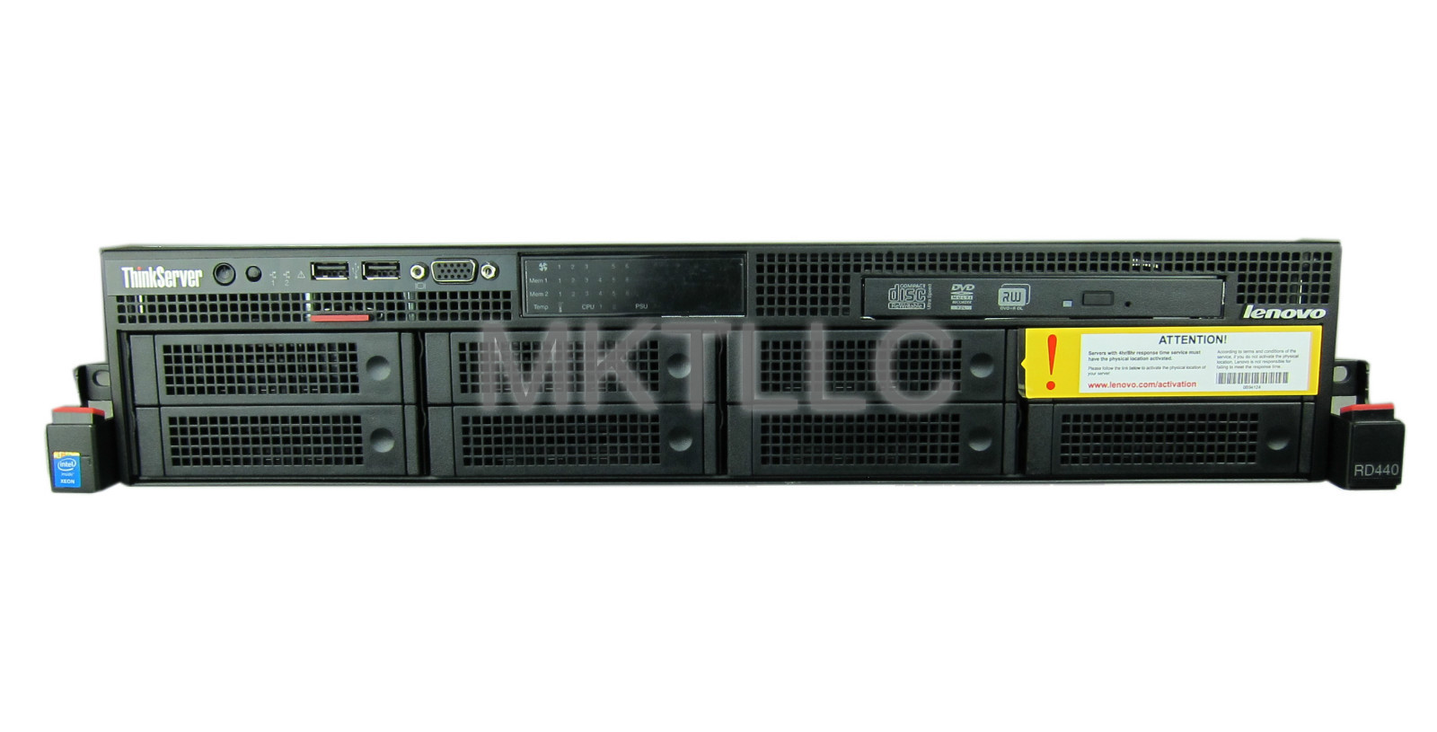Lenovo ThinkServer RD440 8LFF 70AH001TUX 2U 1x E5-2430v2 2.5GHz 8GB RAID 300-ZM
