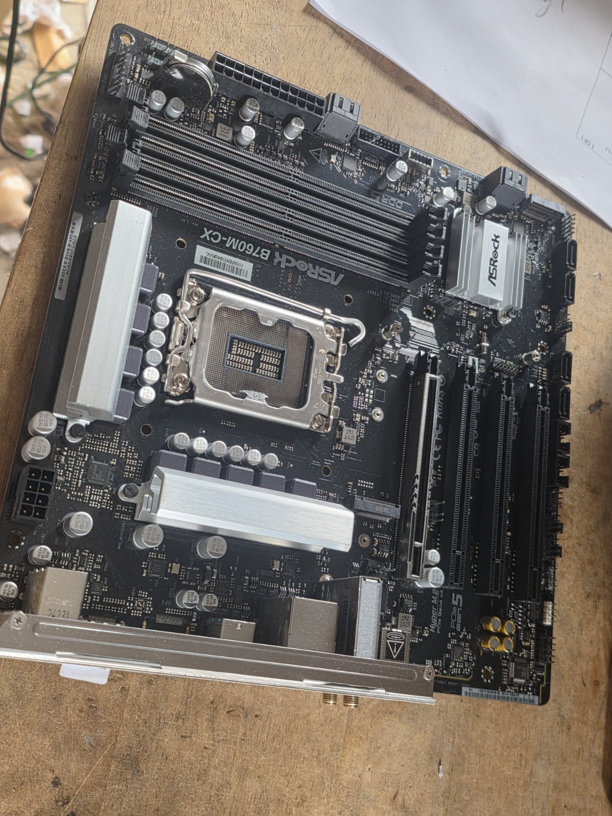 AsRock B760M-CX LGA 1700 microATX Intel DDR5 Motherboard
