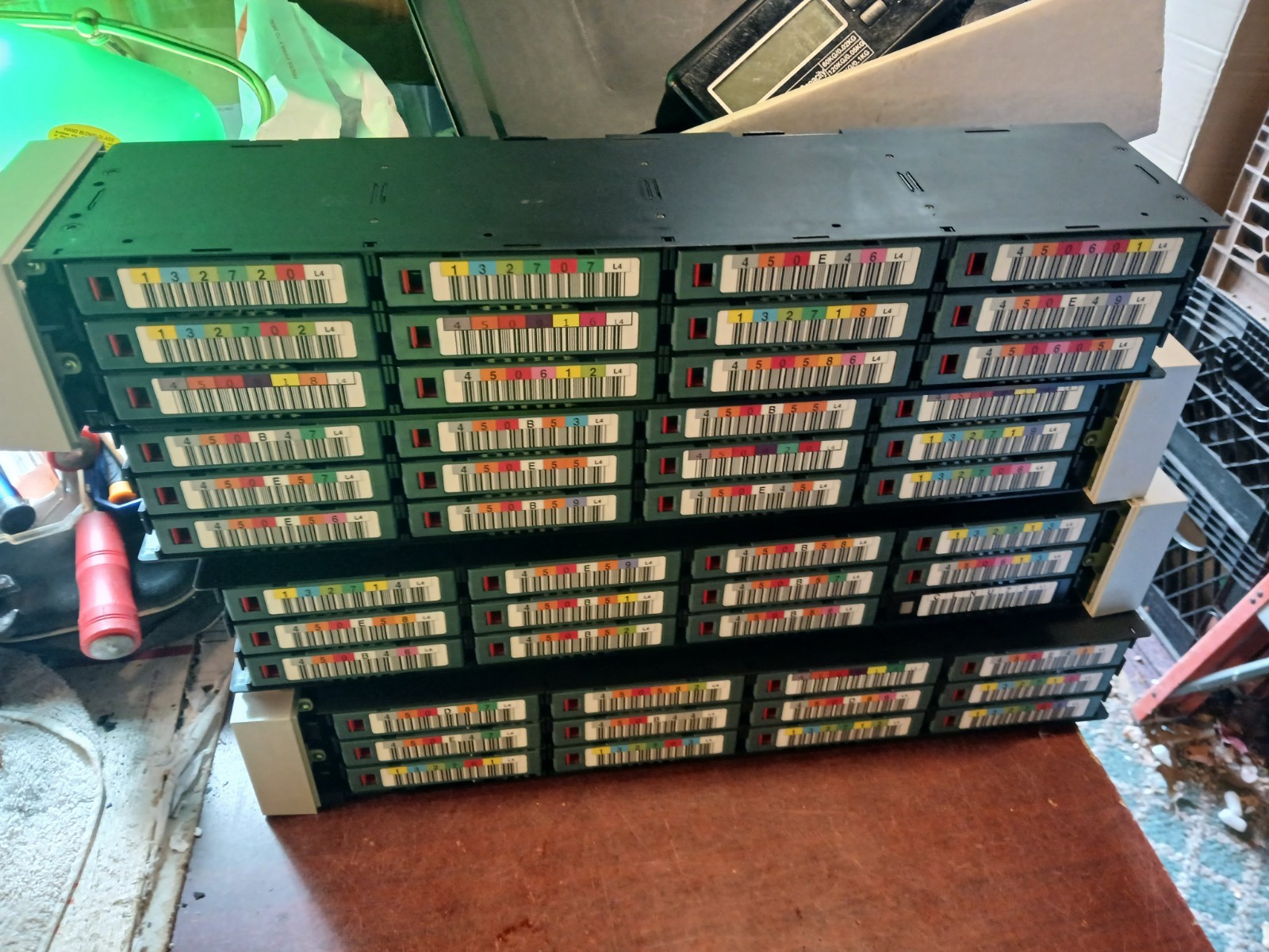 SUN STORAGE TEK, SL48, 12 TAPE DLT CASSETTE LIBRARY TRAY, TAPES ARE NOT INCLUDED
