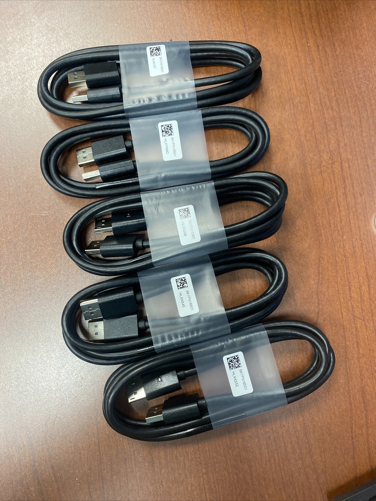 DELL Display Port Male to Display Port Male 1.8M Cable 5K1FN16501- LOT OF 5