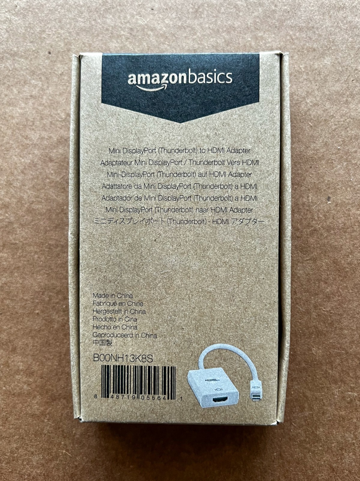 Amazon Basics Mini DisplayPort (Thunderboldt) to HDMI Adapter New in Box
