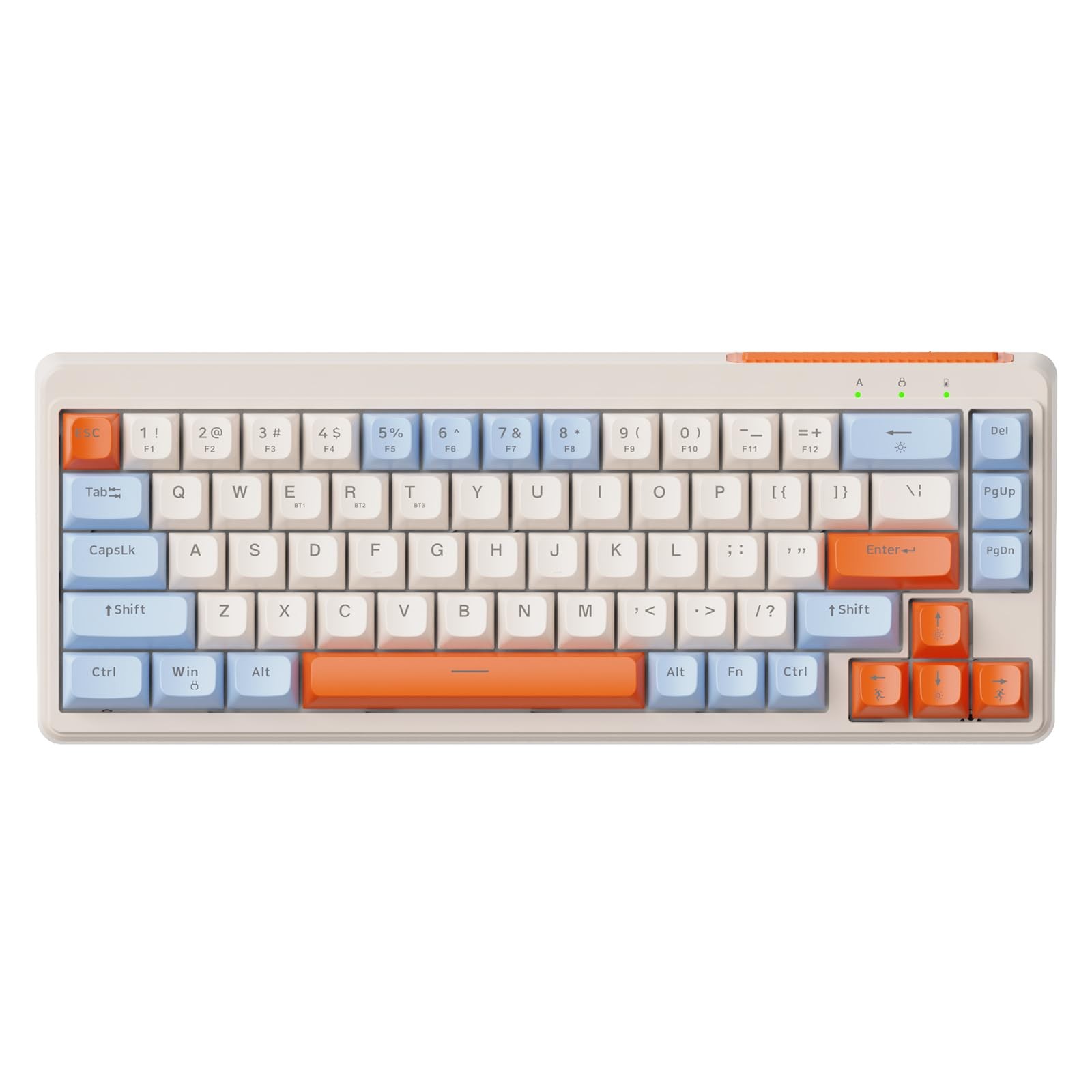 Free wolf M68 65% Wireless Keyboard Blueberry