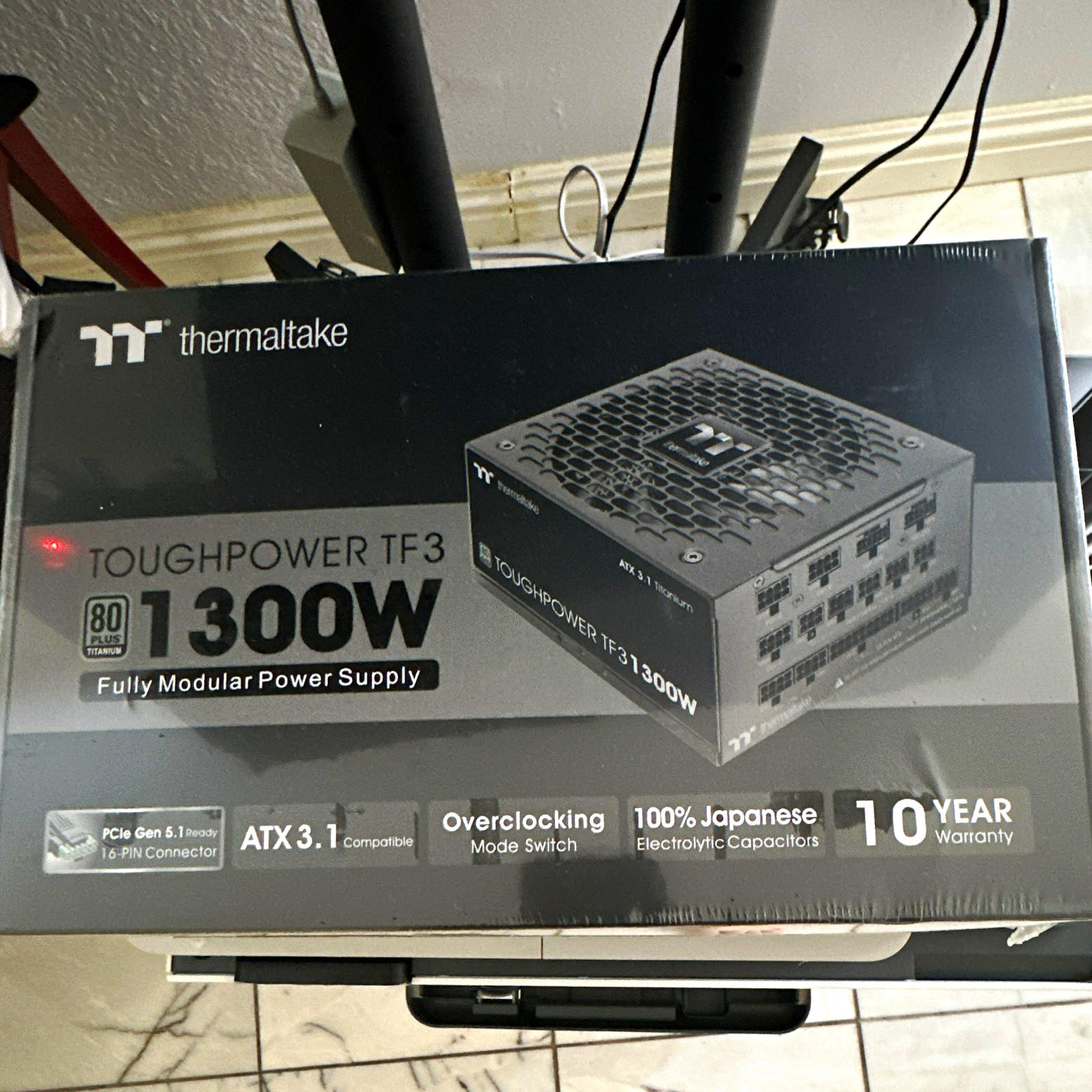 Thermaltake Toughpower TF3 1300W ATX 3.1 Fully Modular 16-Pin 10 Year