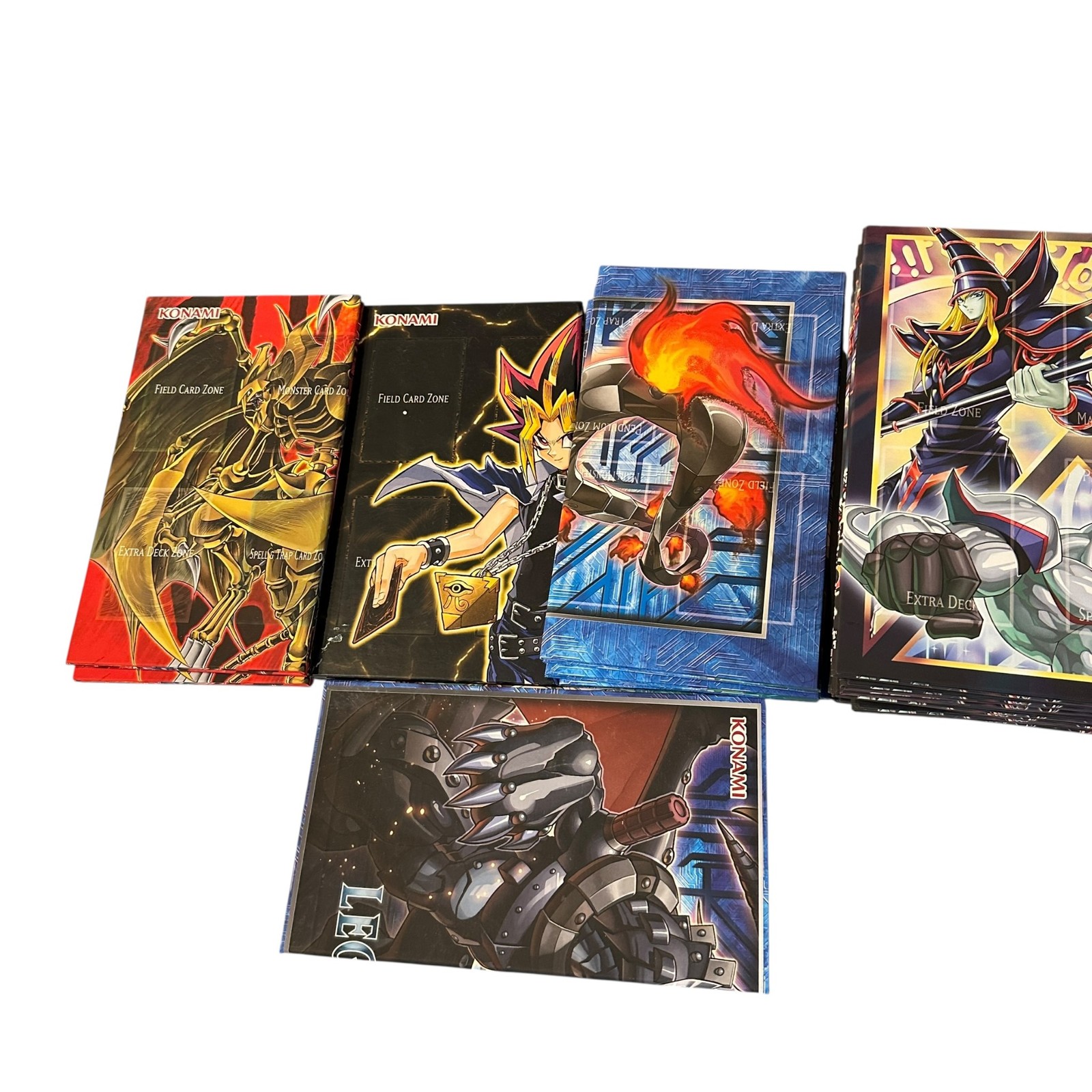 TCG Yu-Gi-Oh Double Sided Game Boards Lof of 14 Konami