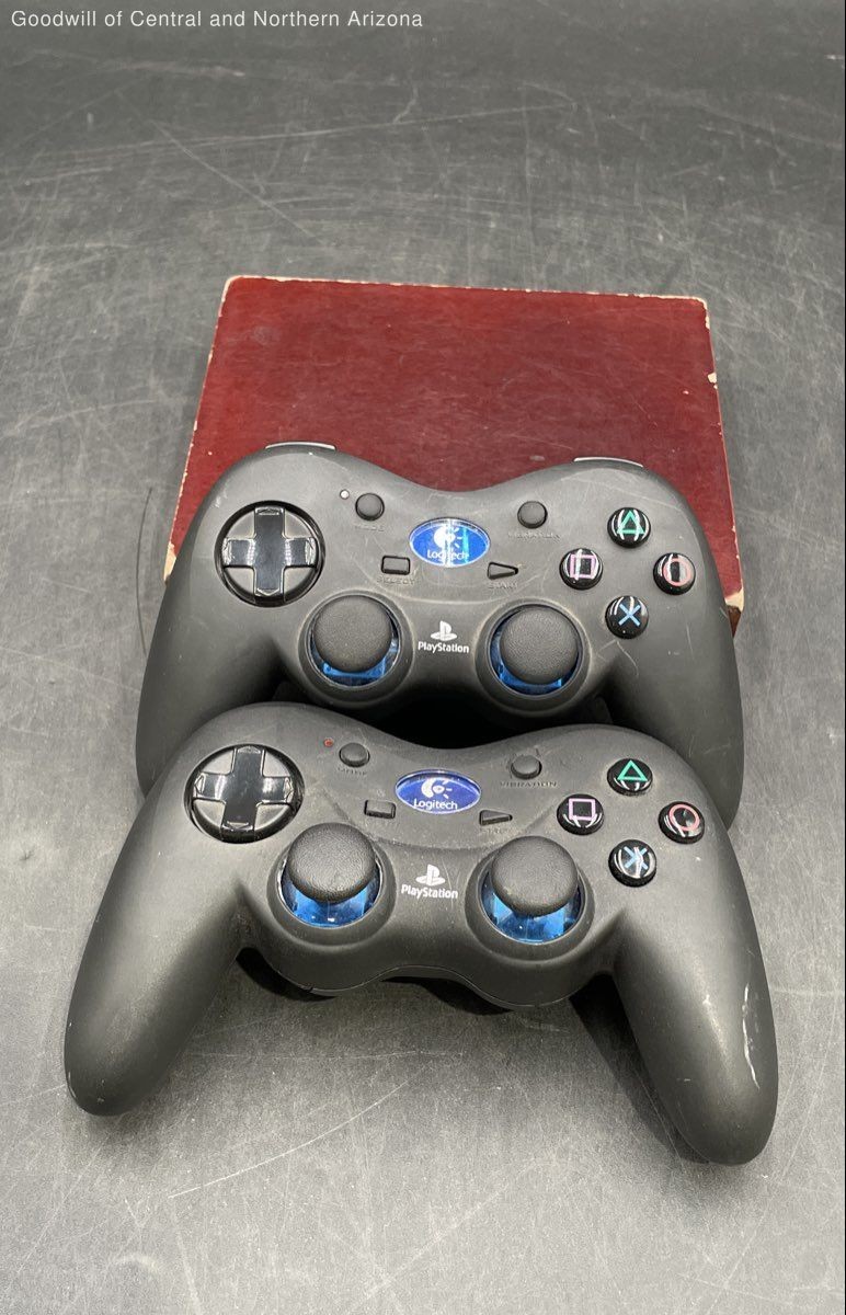 Pair of untested Logitech controllers for the PlayStation 3
