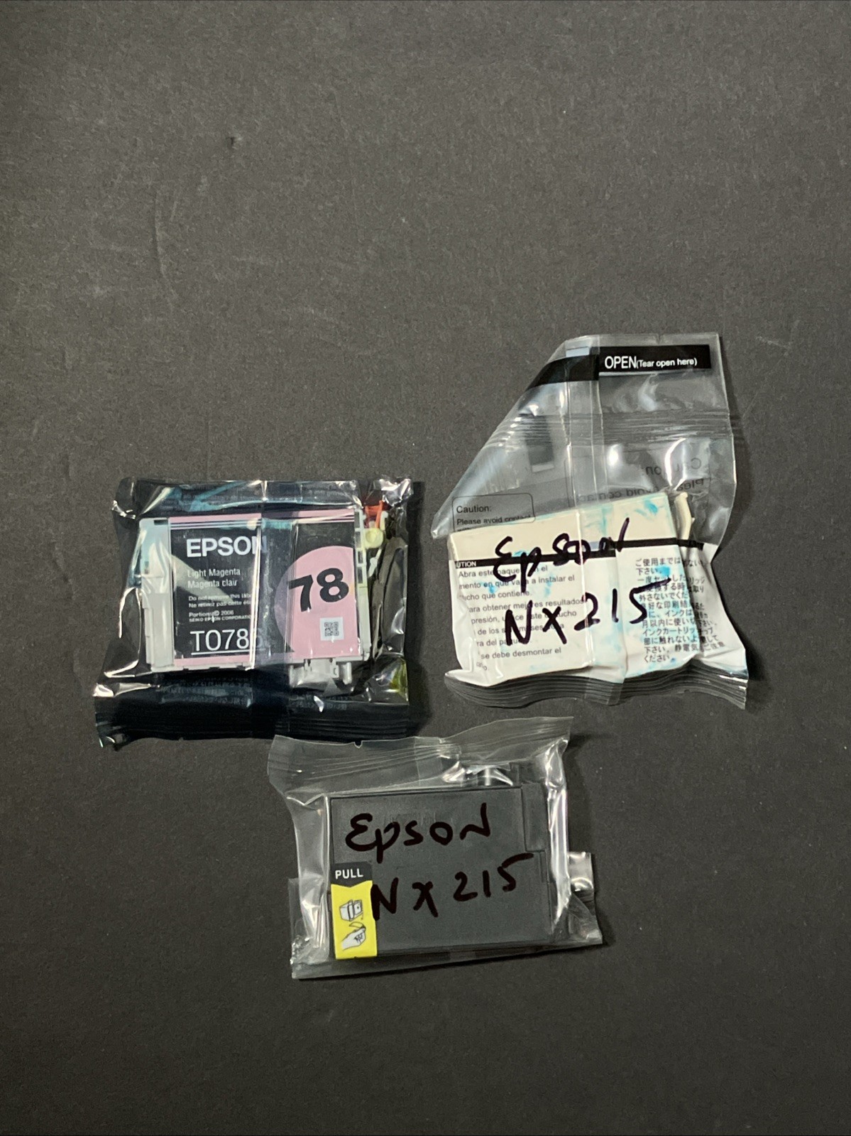 genuine Epson 78 (T078) Claria Hi-Definition ink cartridges 