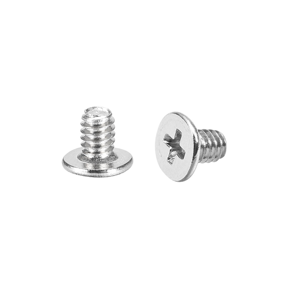 200 Pcs M2x3mm Silver Laptop Computer Screws 3.8mm Dia Phillips Head Screw