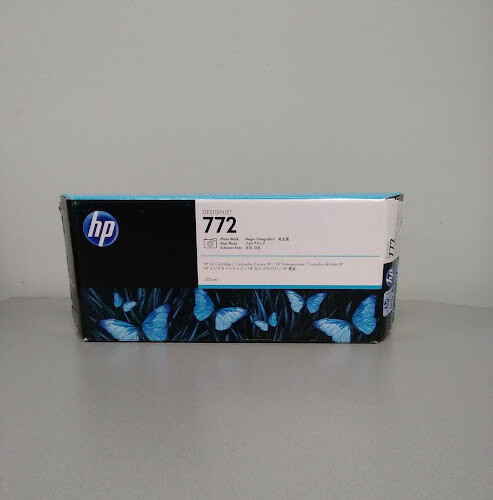 HP CN633A 772 300-ml Photo Black DesignJet Ink Cartridge, Exp 2020