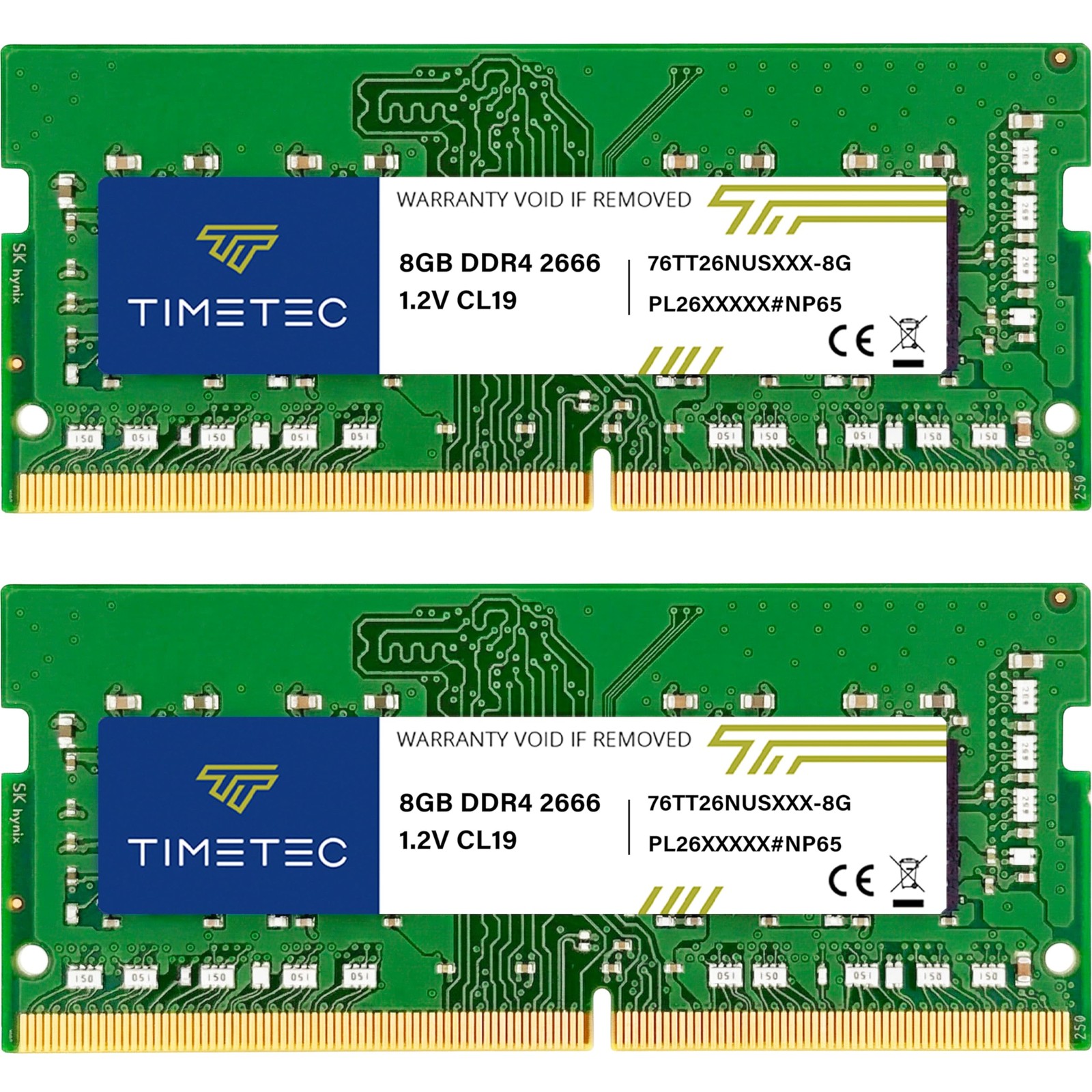 16GB KIT(2x8GB) DDR4 2666MHz (DDR4-2666) PC4-21300 (PC4-2666V) Non-ECC