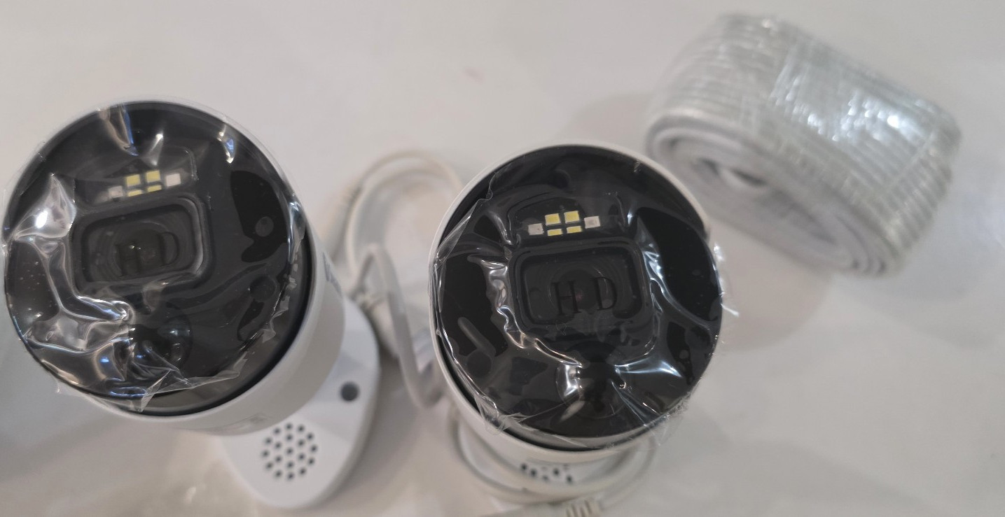 2 pcs Swann NVR Indoor/Outdoor SWNHD-900BE Security Camera 4K Ultra HD PoE