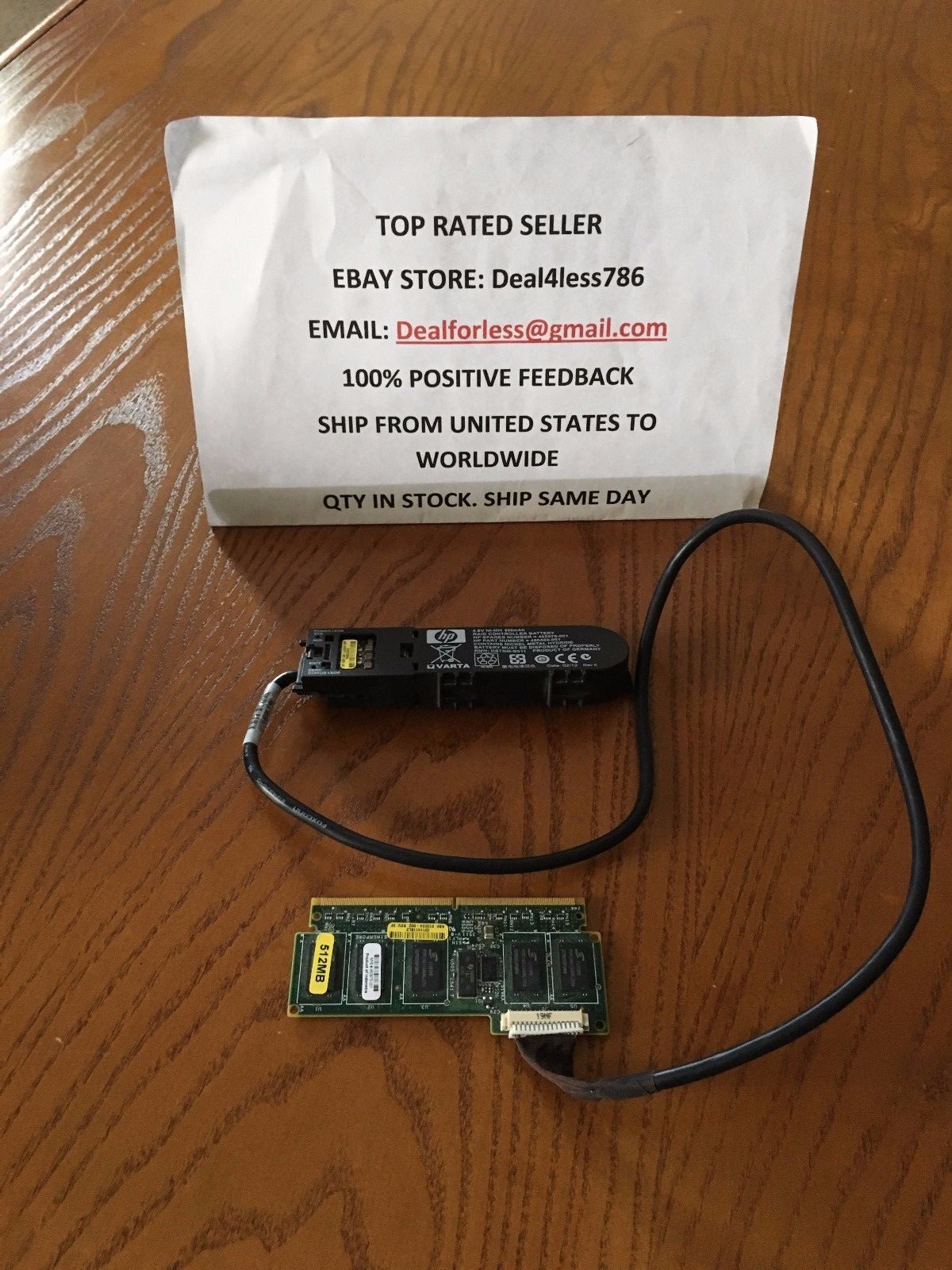 462967-B21/462975-001-512MB Battery Backed Write Cache