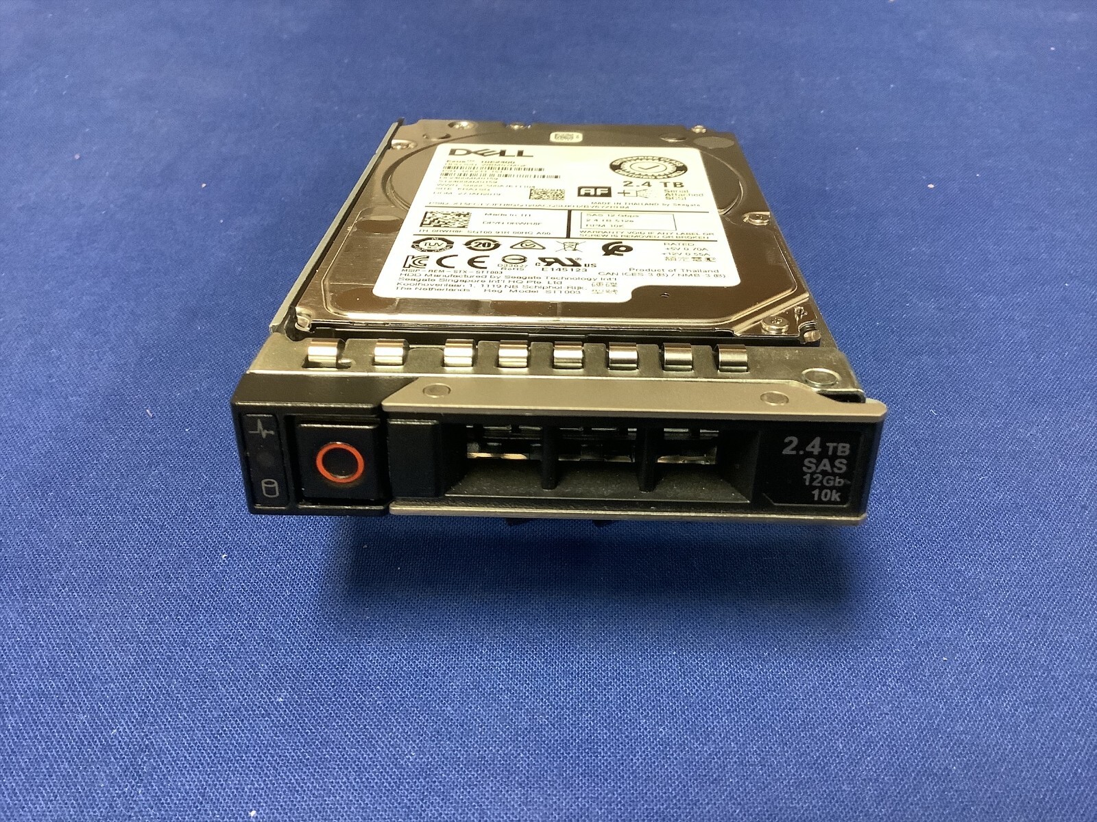 RWR8F Dell 2.4TB 10K SAS 2.5" 12Gbps HDD ST2400MM0159 0RWR8F New Pull