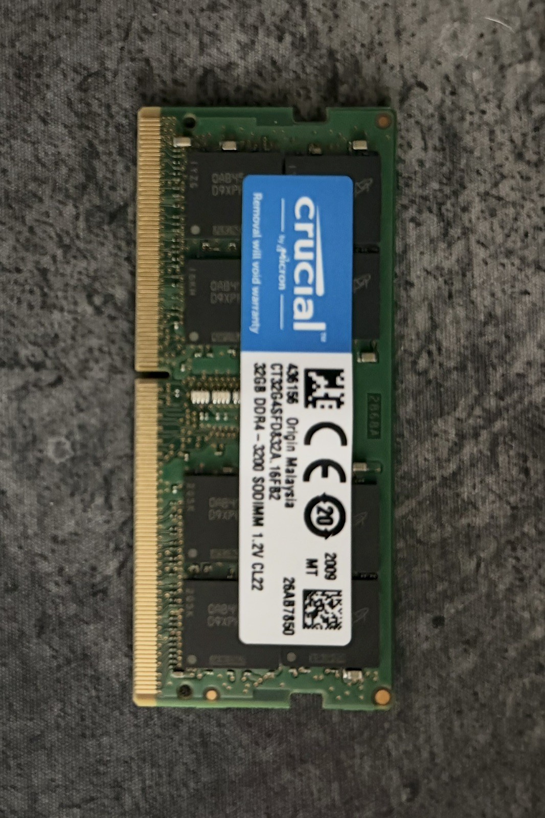 Crucial 32GB DDR4-3200
