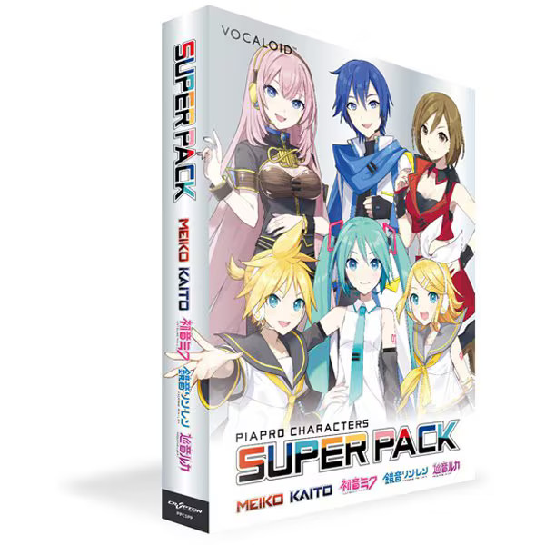 CRYPTON FUTURE MEDIA PIAPRO CHARACTERS SUPER PACK PACKAGE Windows & Mac software