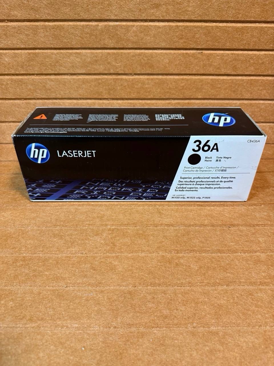 HP 36A Black Standard Yield Toner Cartridge, Prints Up to 2,000 Pages (CB436A)