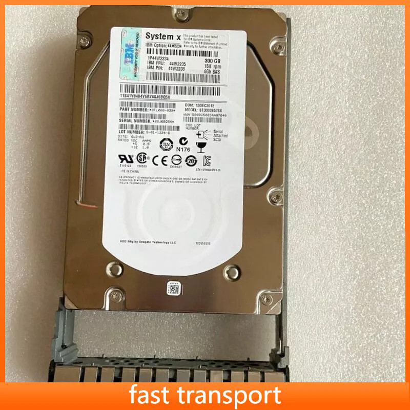 IBM 44W2234 43X0802 43X0805 44W2235 44W2238 300GB SAS 15K 3.5" HARD DISK DRIVE