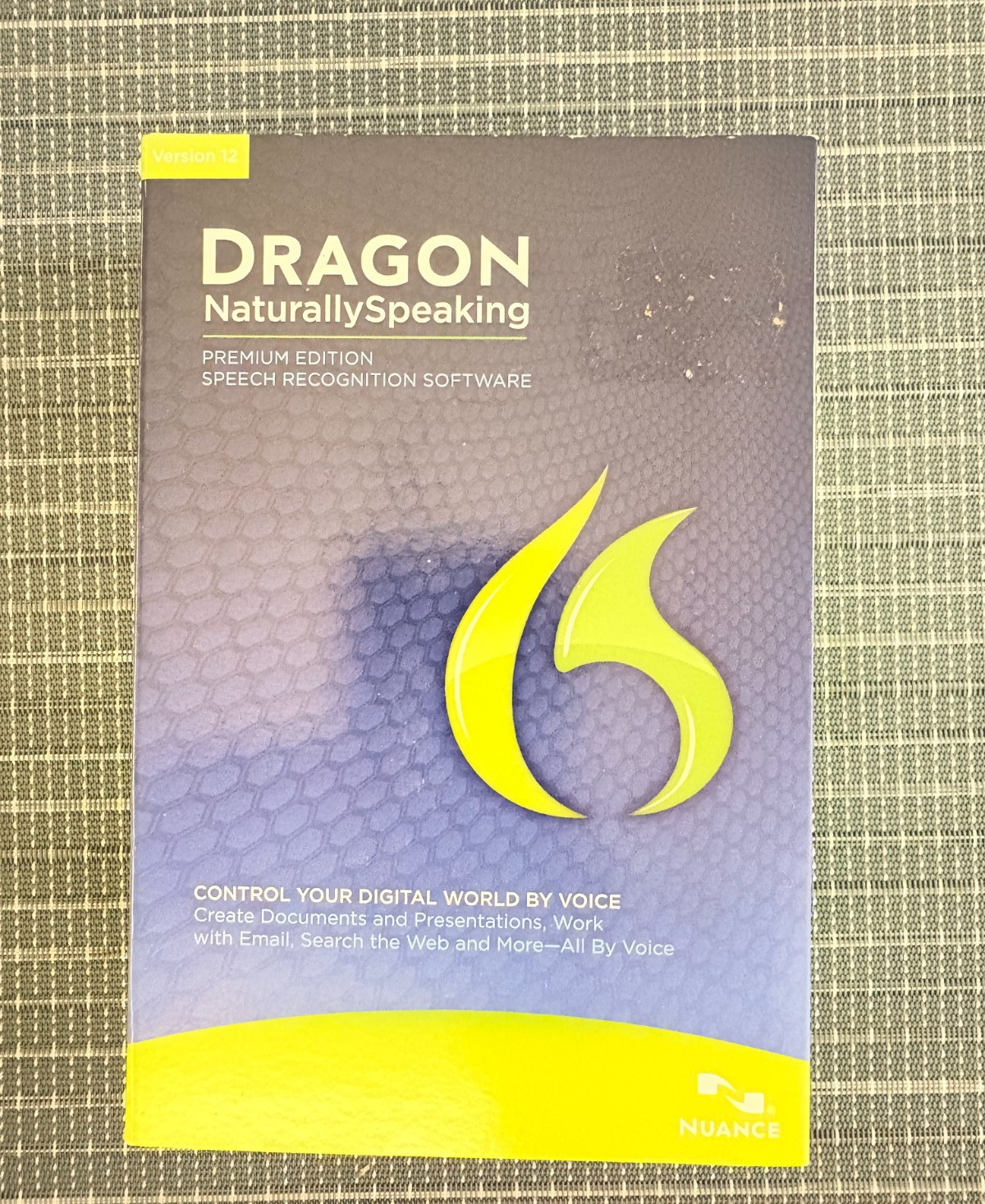 Nuance Dragon NaturallySpeaking Premium Edition V12 Speech Recognition Software