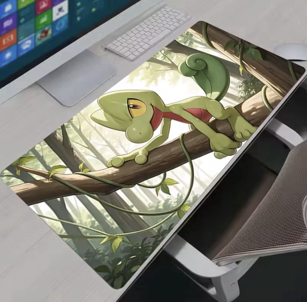 Pokémon Treecko Gaming Desktop TCG CCG Playmat Card Pad Mousepad 24”