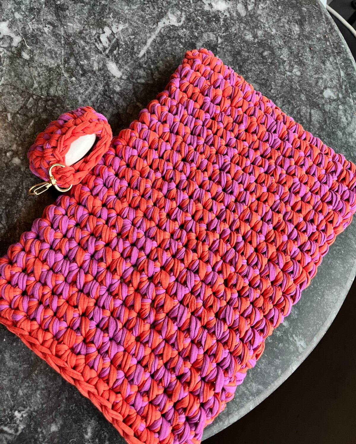 Handmade Crochet MacBook Case 13inc Cover Cotton Yarn Sleeve Bag Gift Idea
