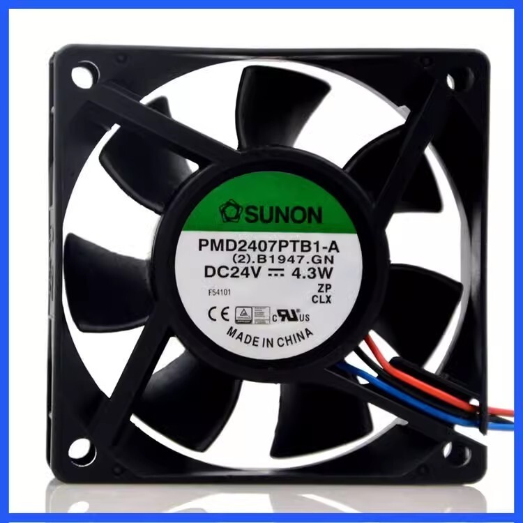 SUNON PMD2407PTB1-A 7025 DC24V 4.3W 7CM 3-Wire Inverter Cooling Fan