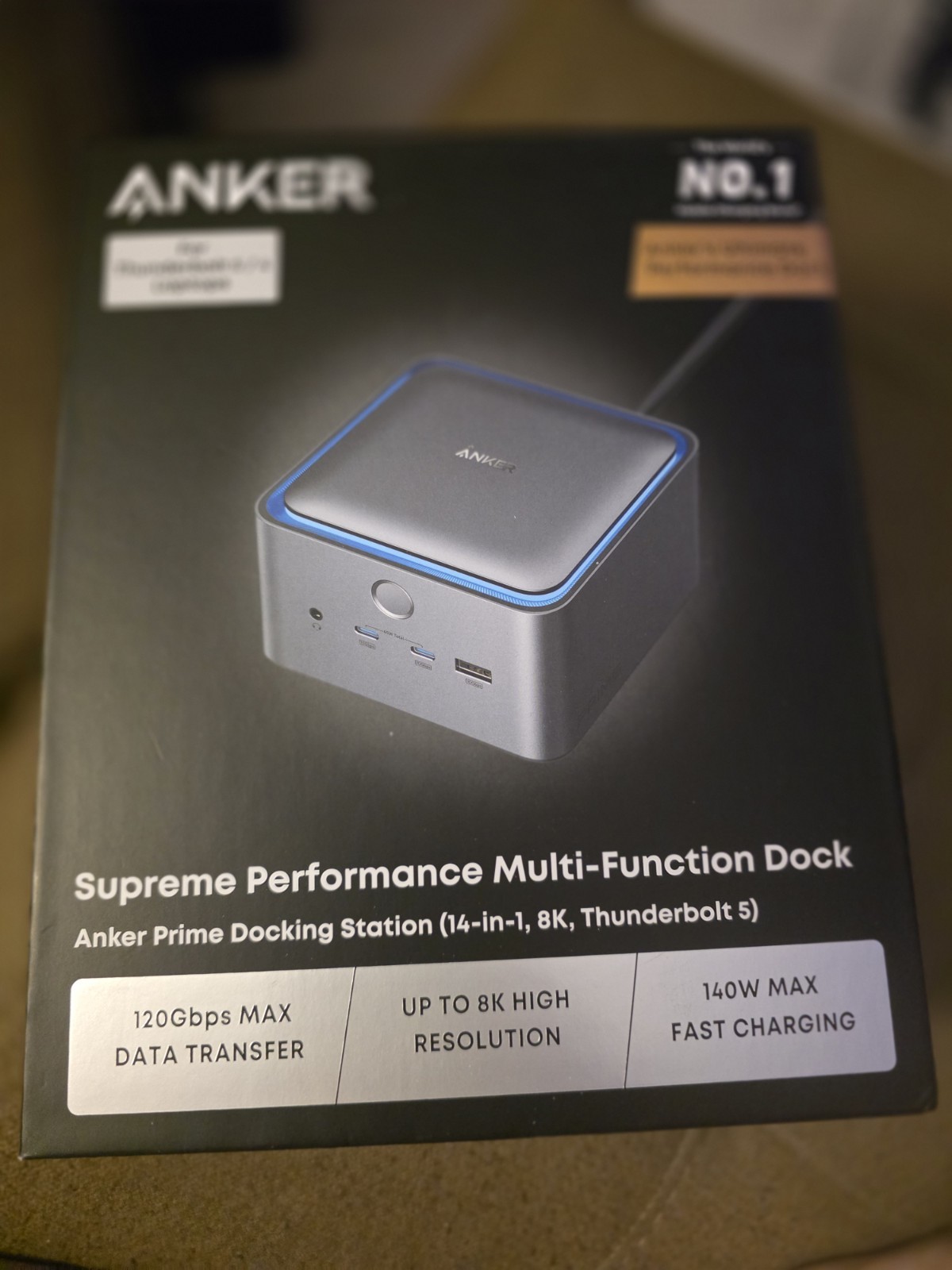 Brand New Sealed Anker Prime TB5 Docking Station, 14-in-1 Thunderbolt 5 Dock