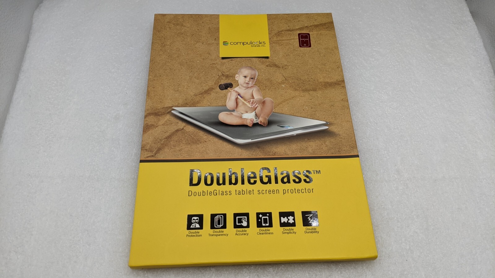Compulocks Double Glass Tablet Screen Protector for Surface Pro3 w/ Anti Shatter