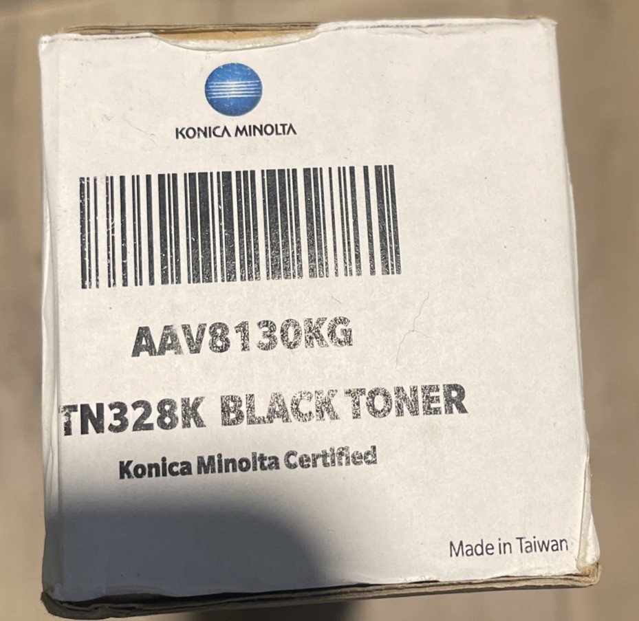 Black Toner for Konica Minolta C250i,C300i,C360i,C450i,TN-328M  TN328K