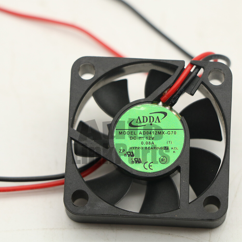 1PCS NEW ADDA 4010 AD0412MX-G70 DC12V 0.08A 2 line cooling fan