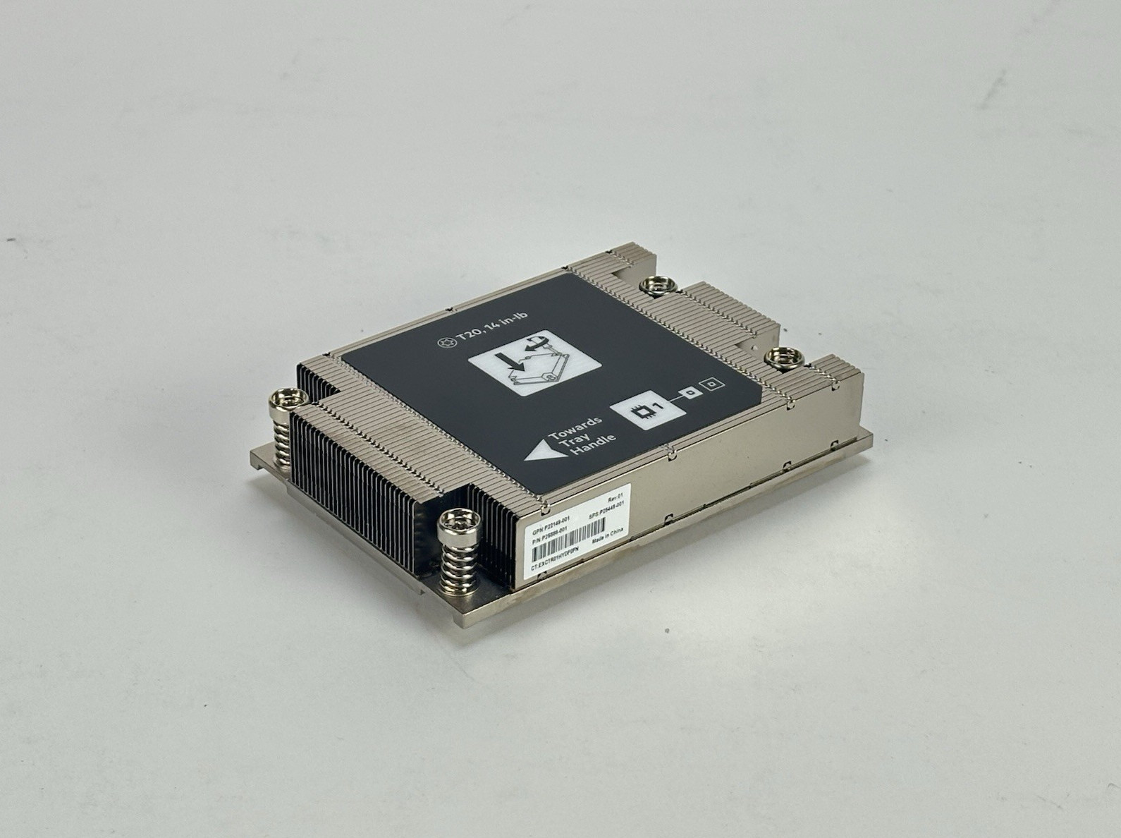 HPE P25448-001 ProLiant XL225n Gen10 Plus CPU1 Heatsink