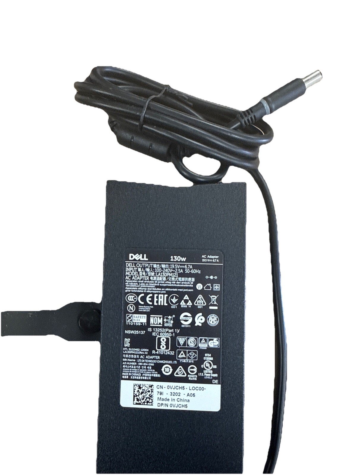 130W Power Supply AC Adapter for DELL D6000 WD15 K17A Docking Station