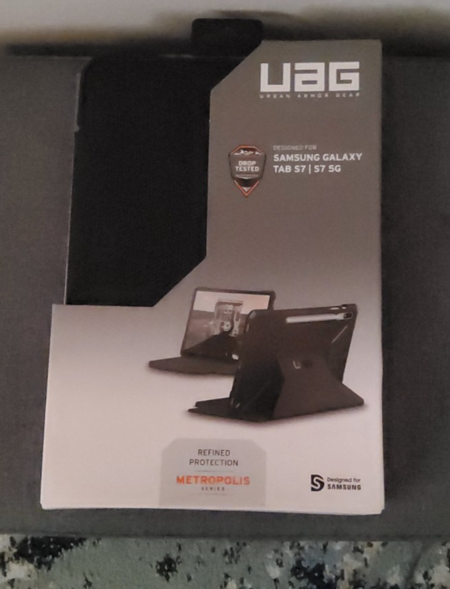 Urban Armor Gear Metropolis Case for Samsung Galaxy Tab S7 / S7 5G - Black