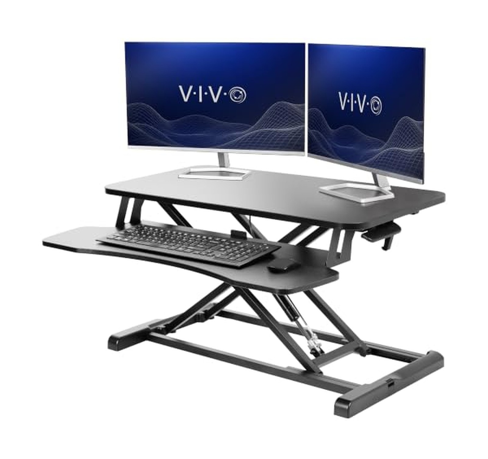 VIVO Black 32 in Standing Desk Converter, DESK-V000K 32"