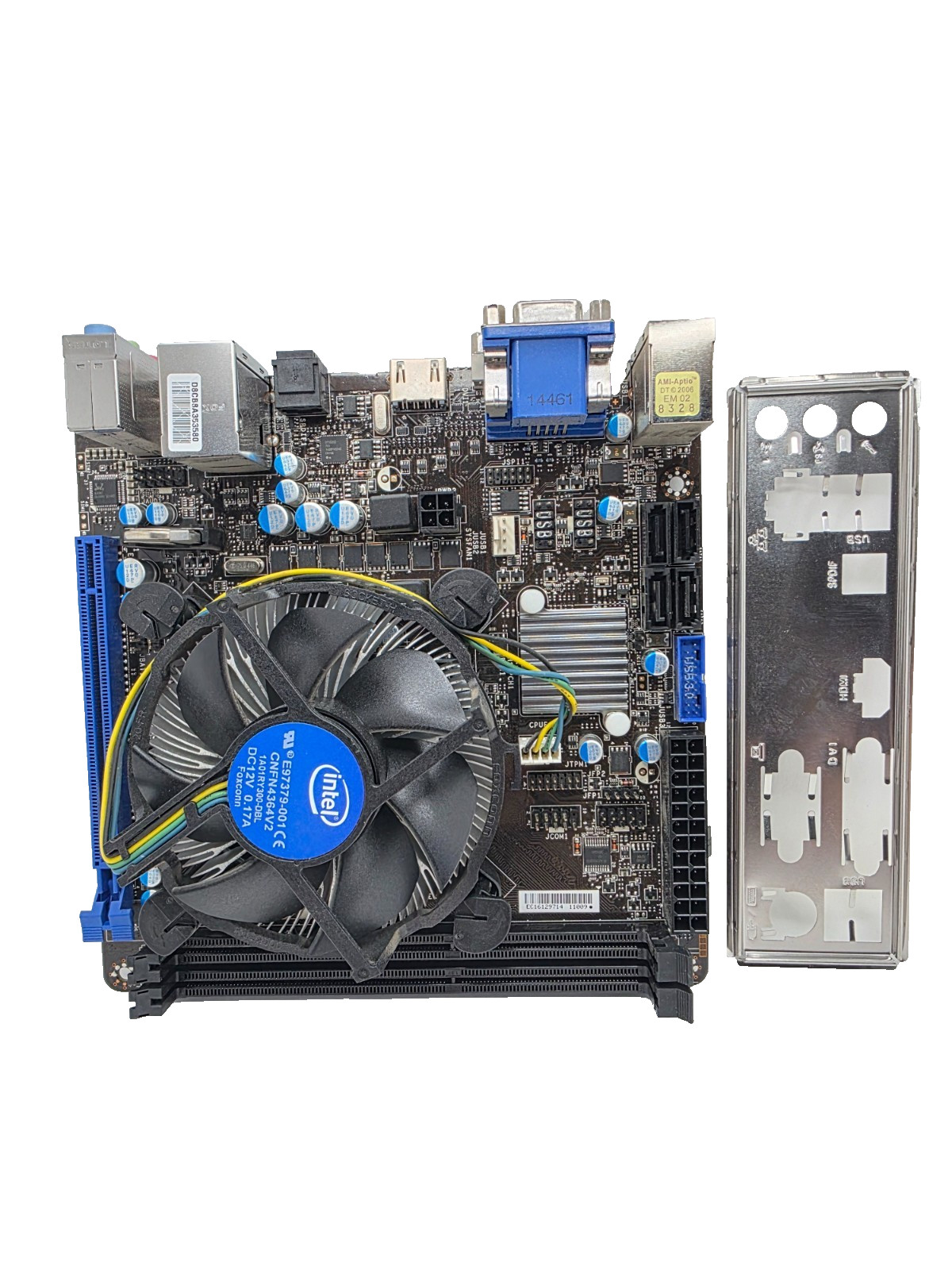 MSI H81I MS-7851 Ver 2.2 Mini-ITX LGA1150 Motherboard + Intel Cooler & I/O Shiel