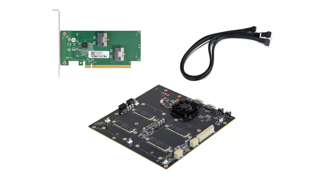 Built-in PEX8749 NVIDIA V100 SXM2 300G NVlink interconnect 2-Port SXM2 Adapter
