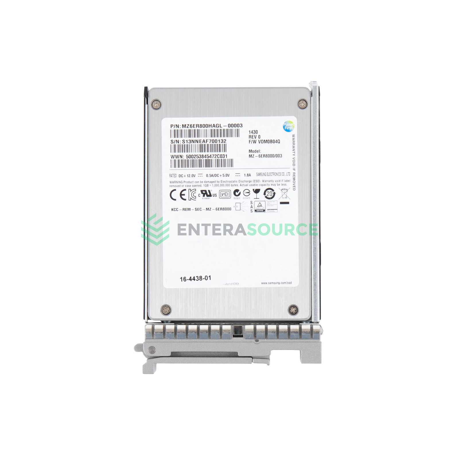 Cisco 16-4438-01 MZ6ER800HAGL-00003 UCS 800GB SAS 2.5" 6Gbps Solid State Drive