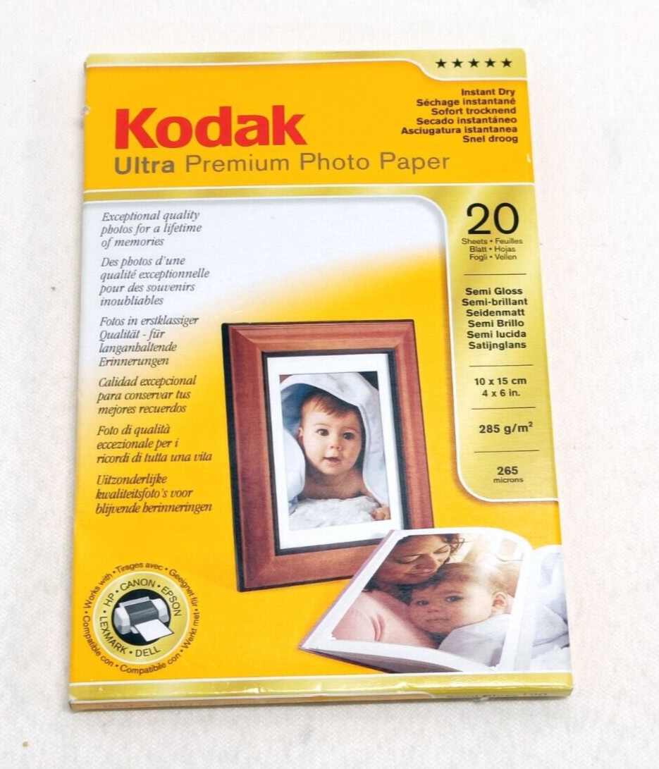 Vintage Kodak ULTRA Premium Photo Paper - Instant Dry - Semi-Glossy