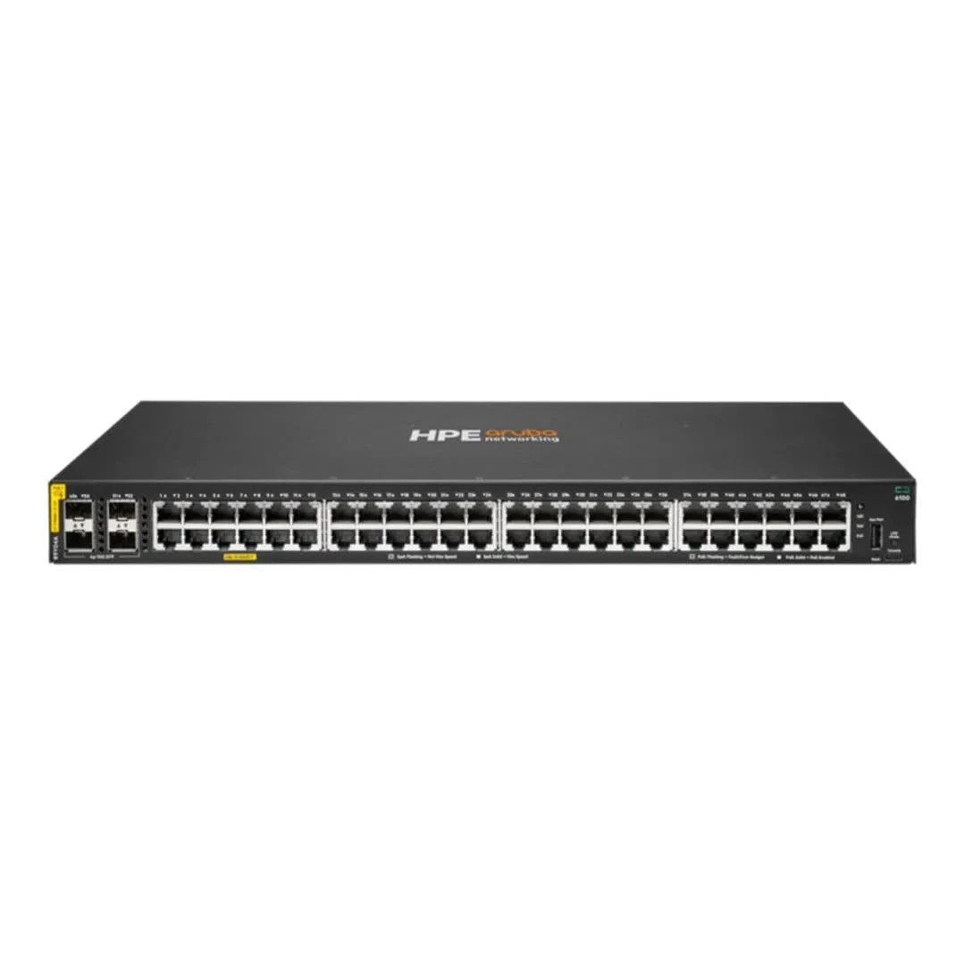 NEW HPE Aruba CX 6100 48G Class 4 PoE 4SFP+ 740W Switch (R9Y04A)