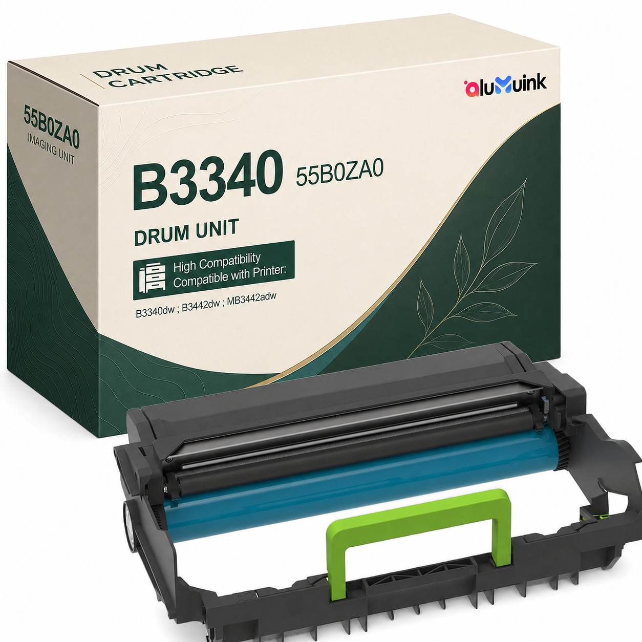 B3340 55B0ZA0 Drum Unit - 1 Pack Replacement for Lexmark B3340dw B3442dw