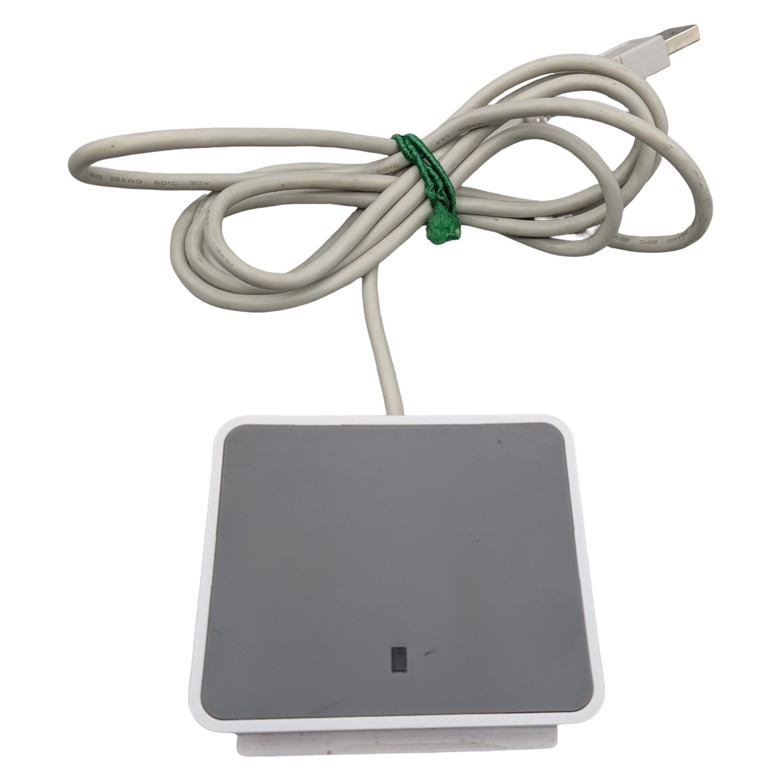 Identiv uTrust 2700 R USB Contact Smart Card Reader 905369-6 Grey White