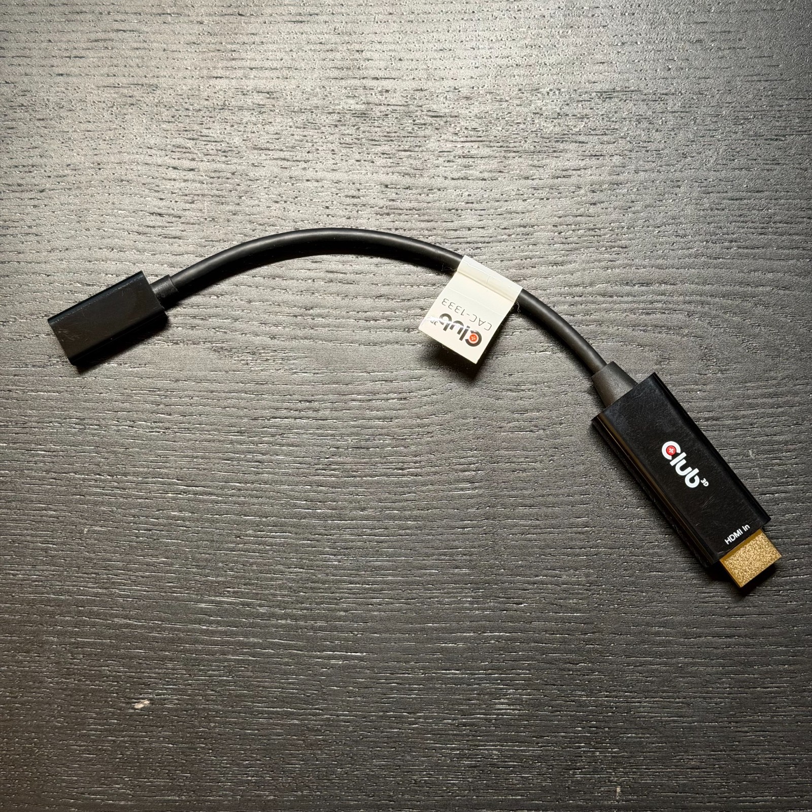 Club 3D CAC-1333 HDMI to USB-C Active Adapter 4K 60Hz HDMI Male to USB-C Female