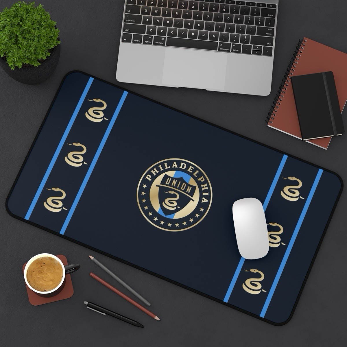 Philadelphia Union tappetino Office Desk Mat Laptop mls Gamer Mousepad