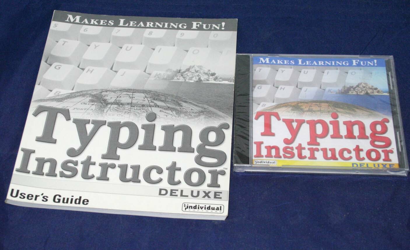 Typing Instructor Deluxe CD-ROM with Manual. Disc Sealed. See picture re manual.