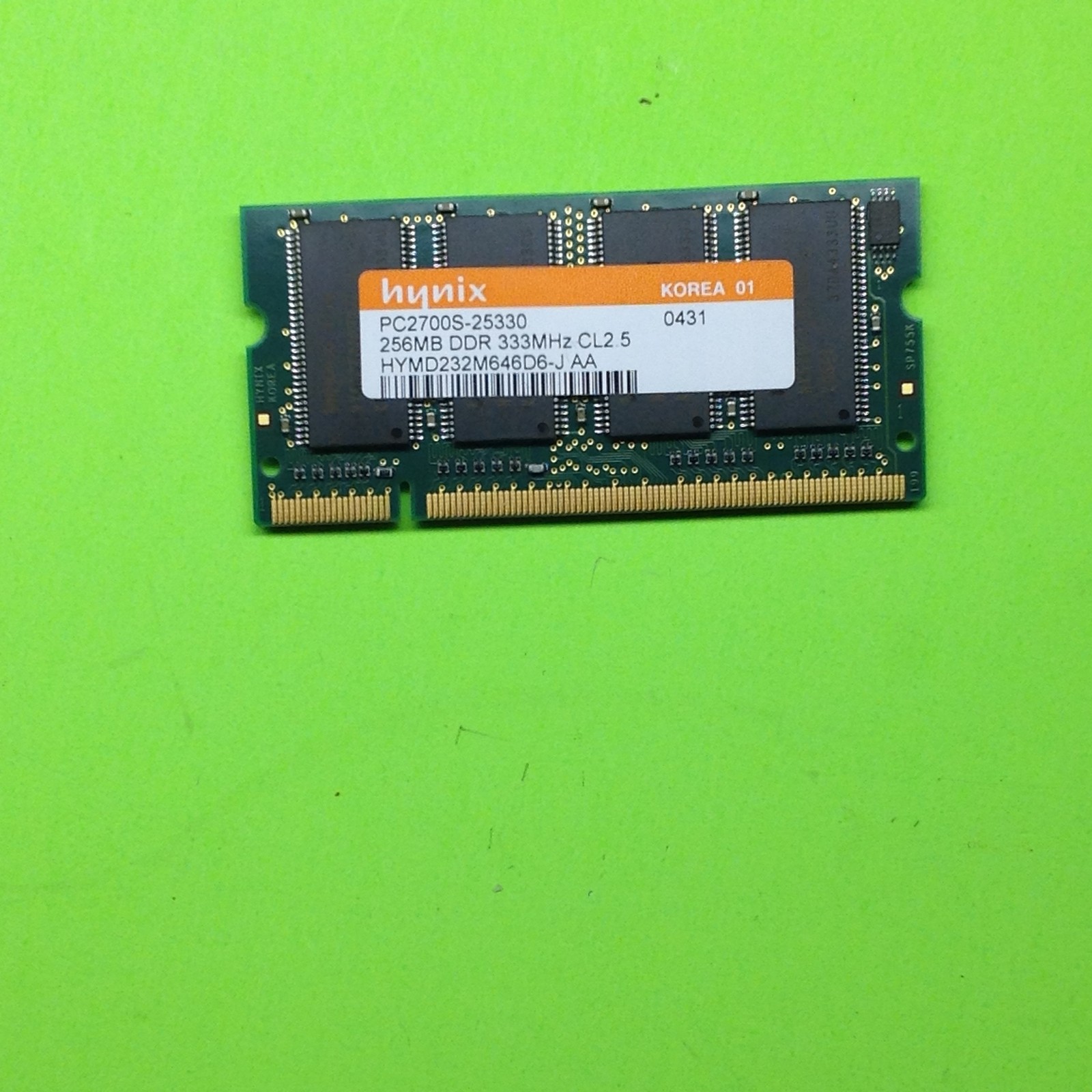 Hynix HYMD232M646D6-J Aa DDR 256MB DDR-333 (PC-2700) PC-2700S RAM Memory