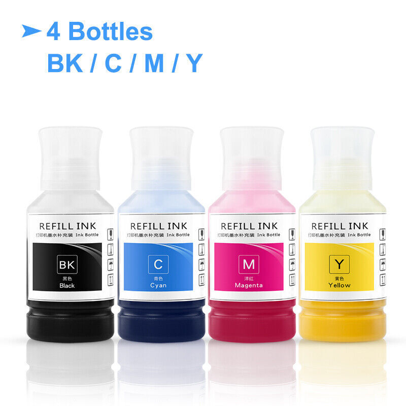 4*127ML Sublimation Ink For Epson 001-004 101-106 502 504 544 T03Y L3150 L3110