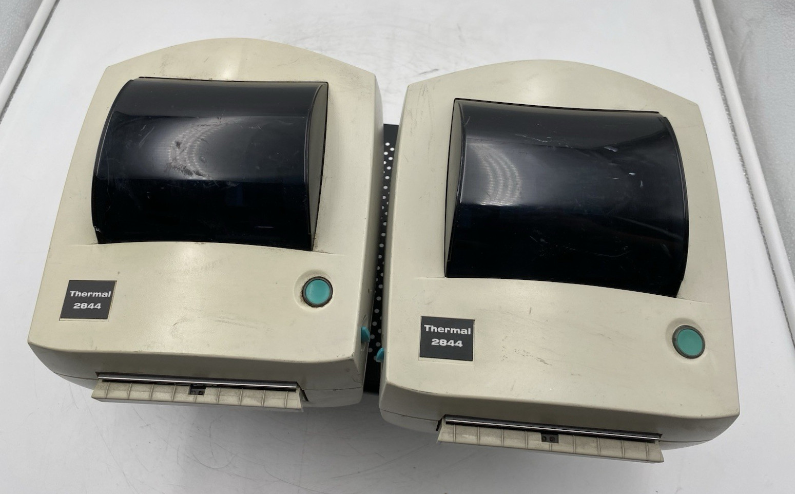 LOT OF 2 Zebra UPS LP2844 Direct Thermal Label Printer USB Serial Parallel