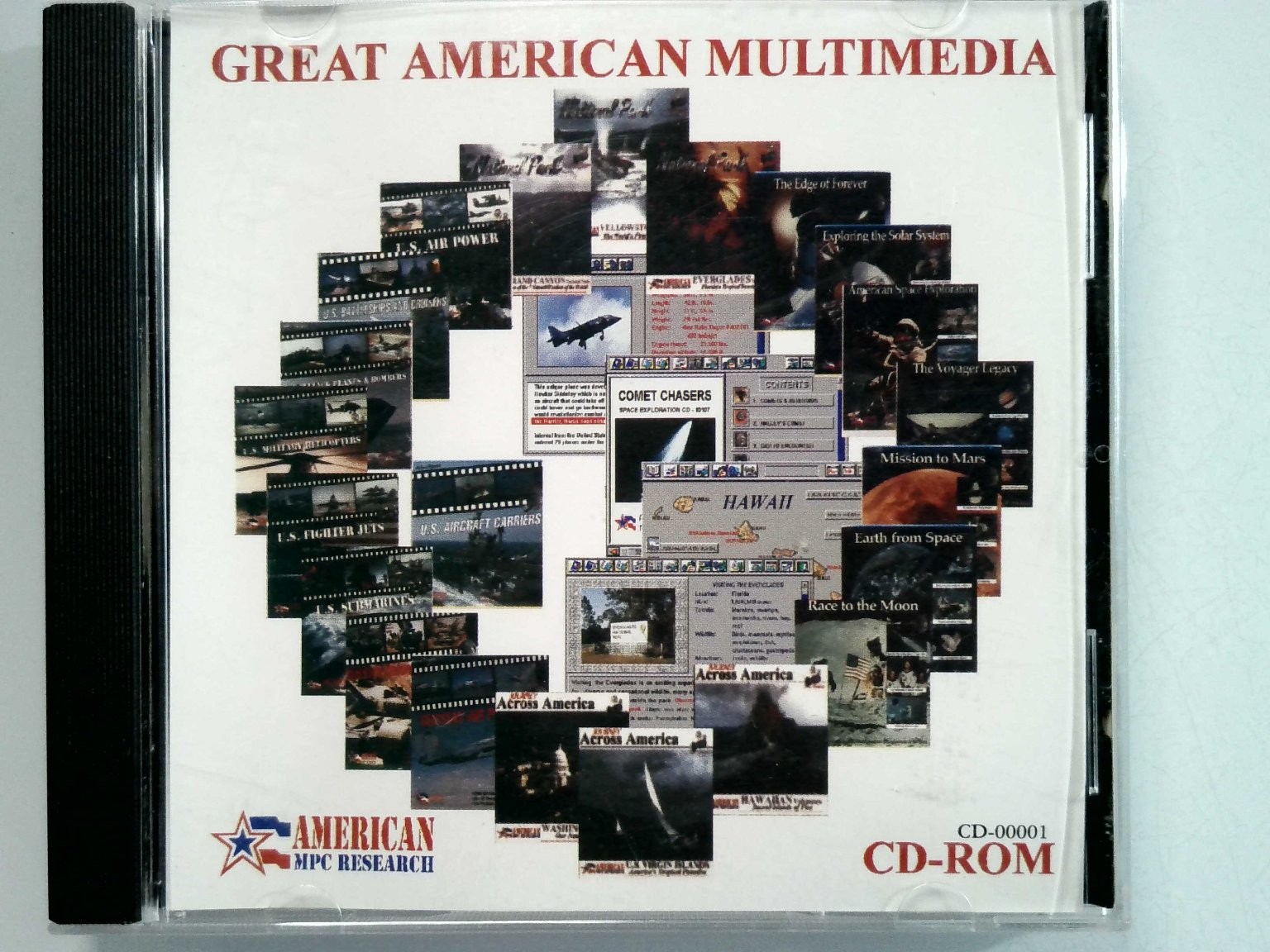 Vintage 1995 Great American Multimedia CD-ROM Windows 3.1 PC Educational