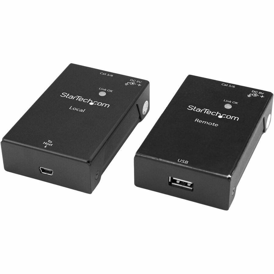 StarTech 1-Port USB 2.0 Over Cat5 or Cat6 Extender Kit - 165ft (50m)