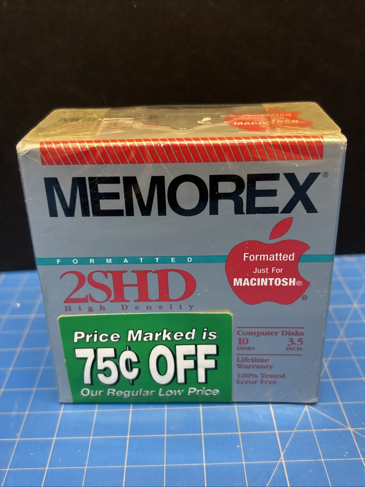 Memorex 10 Pack 3.5" 2SHD Double Sided High Density Disks Factory Sealed